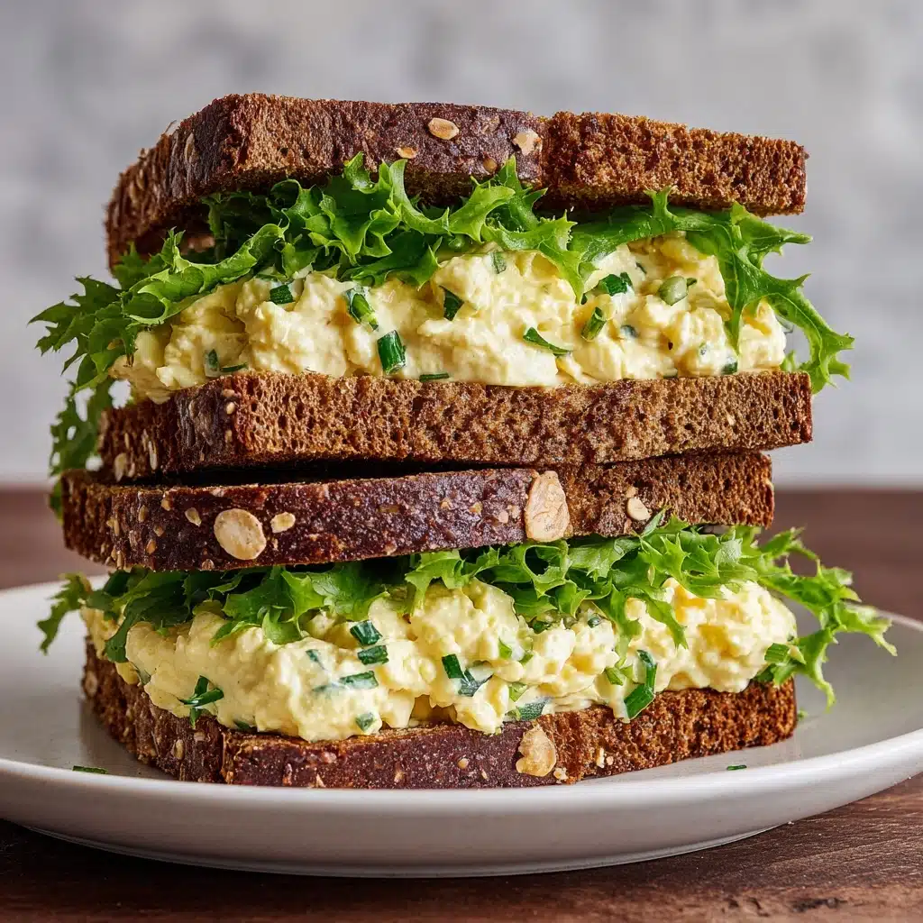 Deviled Egg Salad Sandwiches Recipe - Recipe Image
