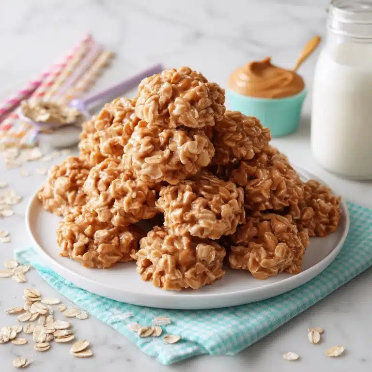 Peanut Butter No Bake Cookies Recipe