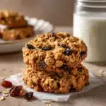 Soft Chewy Oatmeal Raisin Cookies Recipe