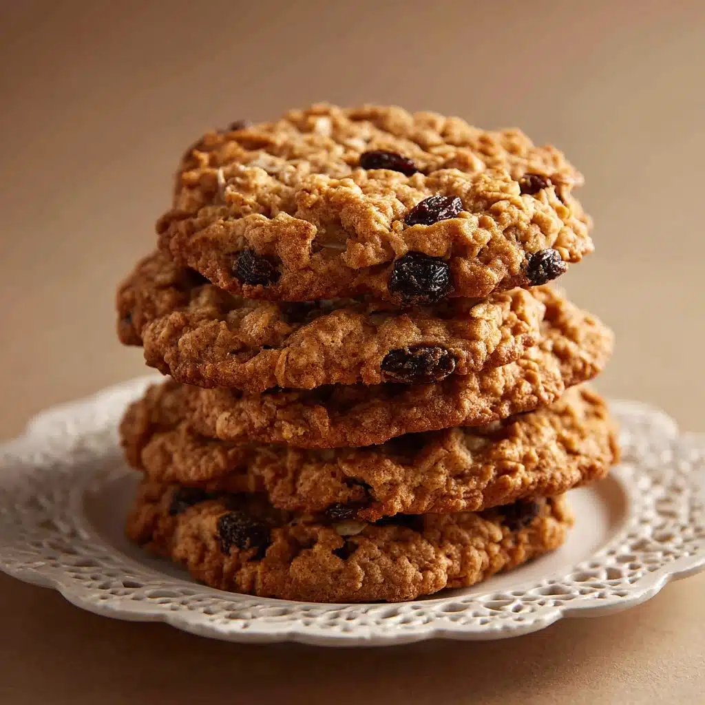 Soft Chewy Oatmeal Raisin Cookies Recipe - Recipe Image