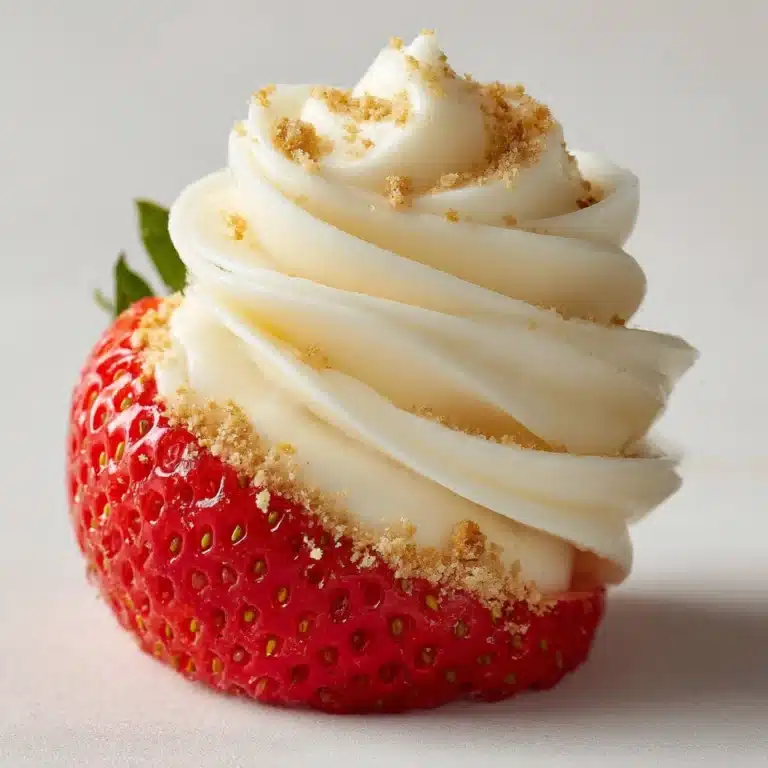Cheesecake Stuffed Strawberries Recipe