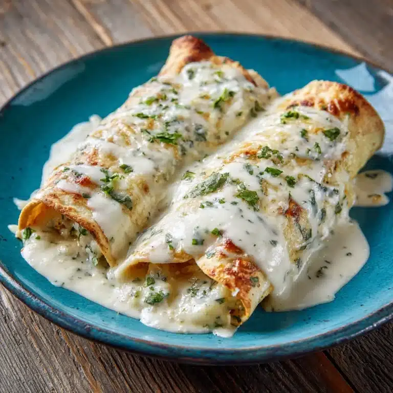 Chicken Enchiladas with Sour Cream Sauce Recipe