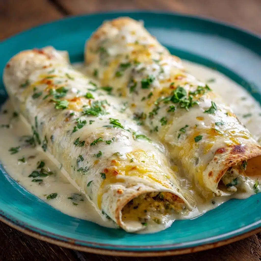 Chicken Enchiladas with Sour Cream Sauce Recipe - Recipe Image