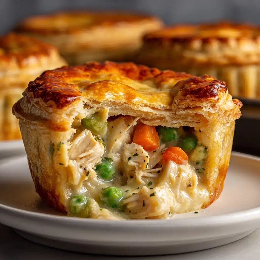 Mini Chicken Pot Pies with Pie Crust Recipe - Recipe Image