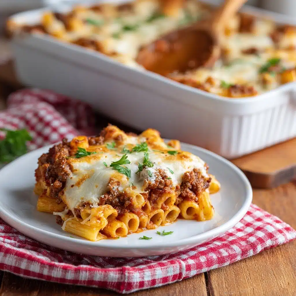 Meatless Baked Ziti Recipe - Recipe Image