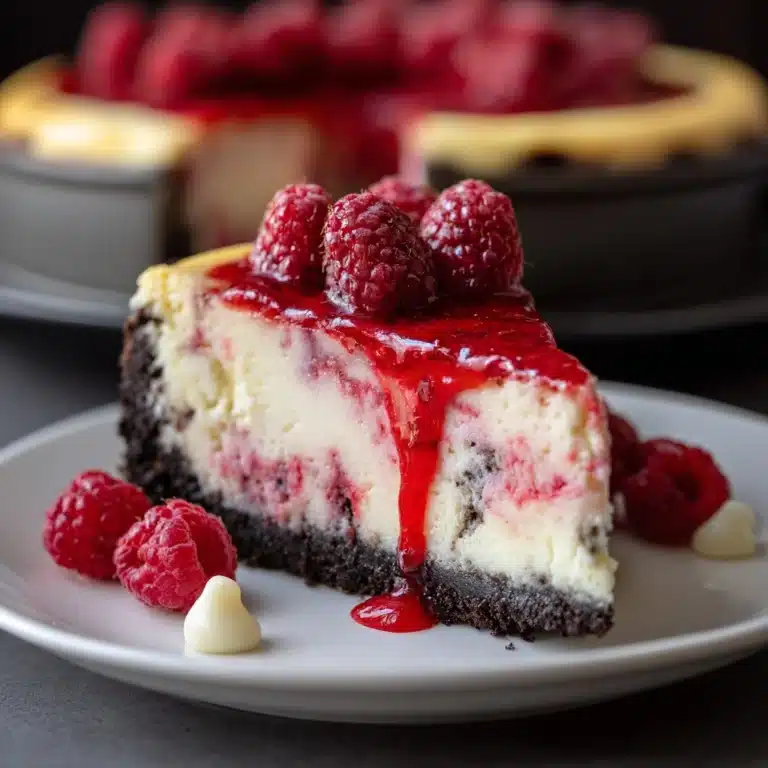 White Chocolate Raspberry Cheesecake Recipe