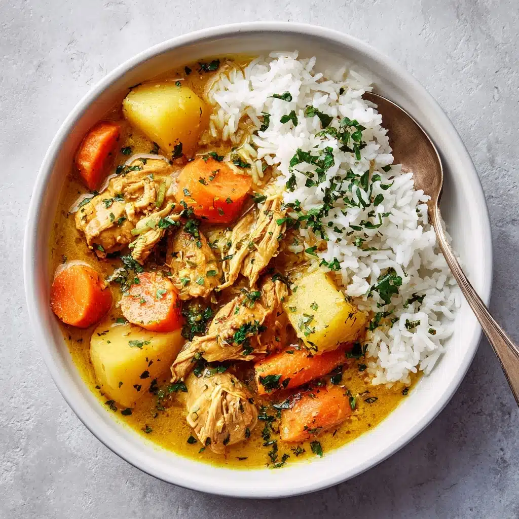 Yellow Coconut Curry Chicken Recipe - Recipe Image