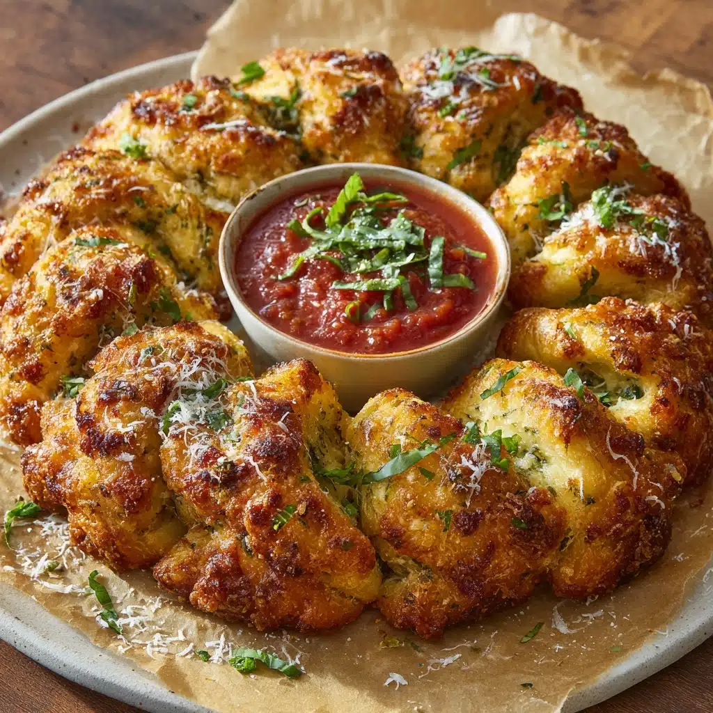 Pesto Chicken Crescent Ring Recipe - Recipe Image
