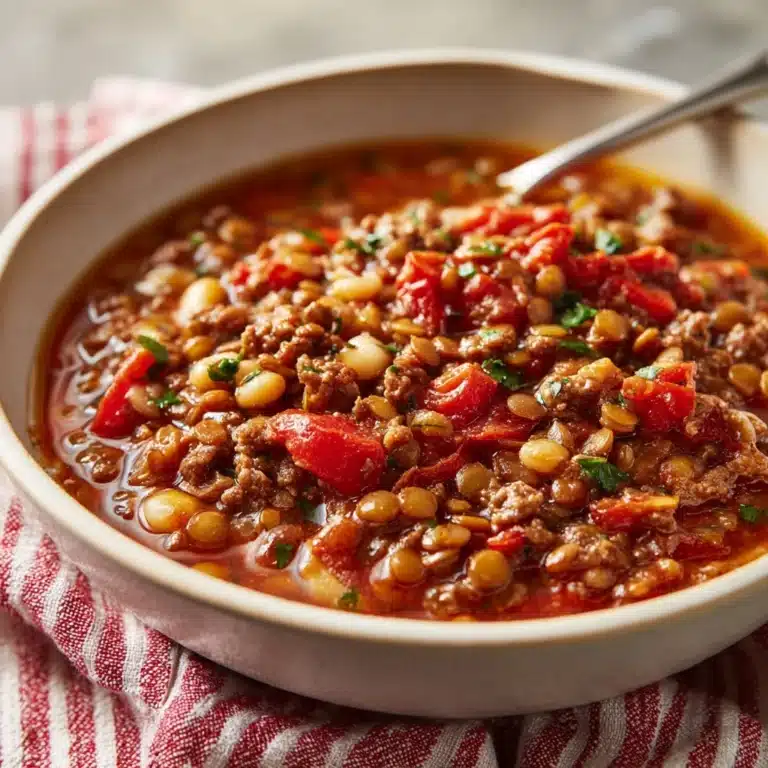 Lentil White Bean Chili Recipe