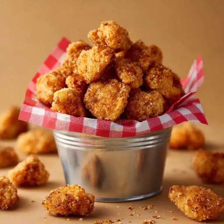 Oven Baked Popcorn Chicken Recipe