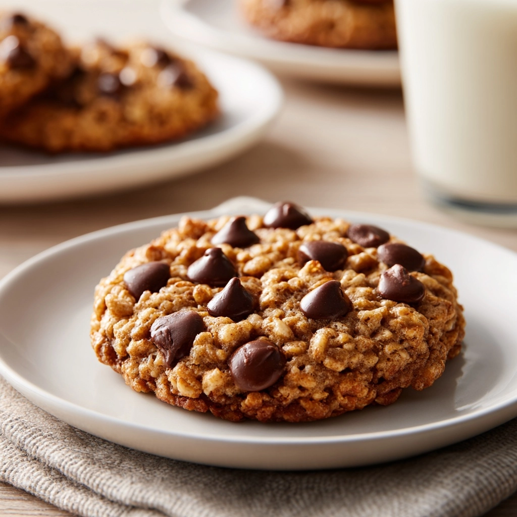 Crispy Crunchy Oatmeal Cookies Recipe - Recipe Image