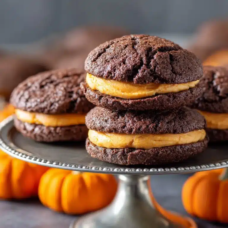 Chocolate Pumpkin Whoopie Pies Recipe