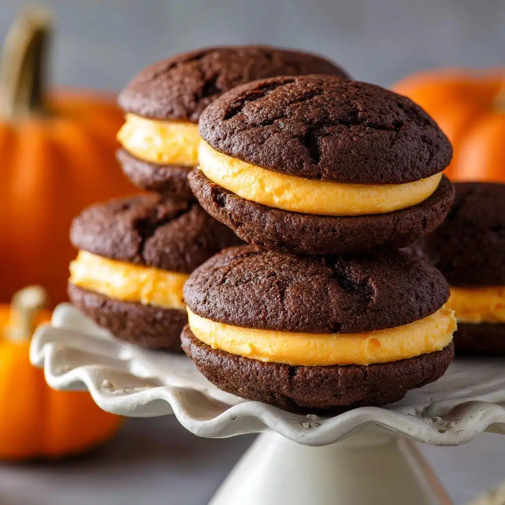 Chocolate Pumpkin Whoopie Pies Recipe - Recipe Image