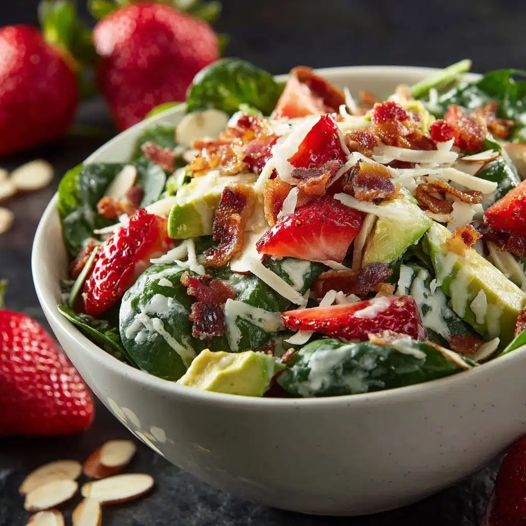 Strawberry Avocado Spinach Salad Recipe - Recipe Image