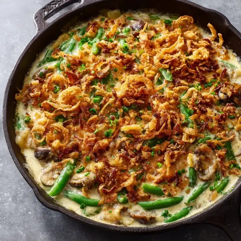 Creamy Green Bean Casserole Recipe