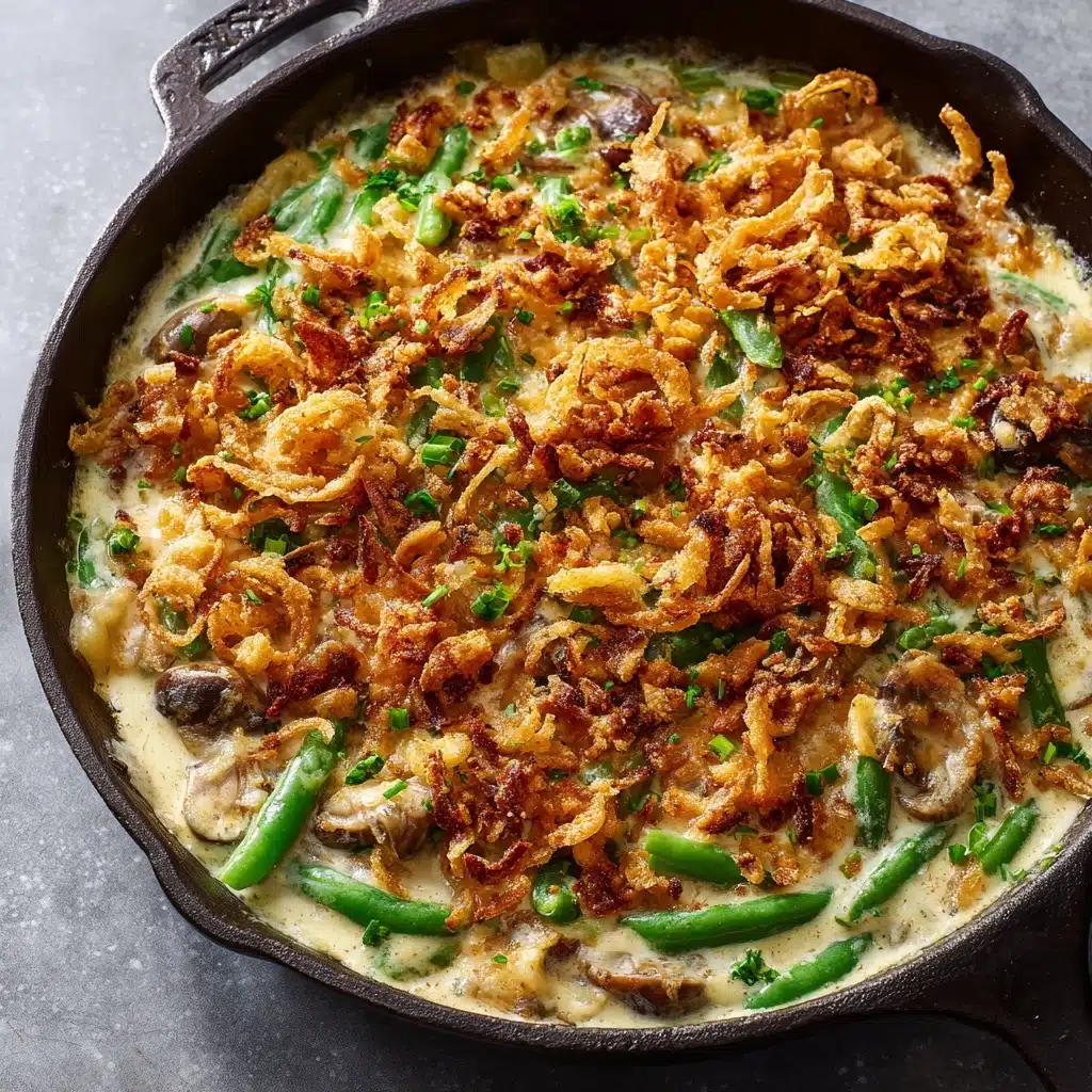 Creamy Green Bean Casserole Recipe - Recipe Image
