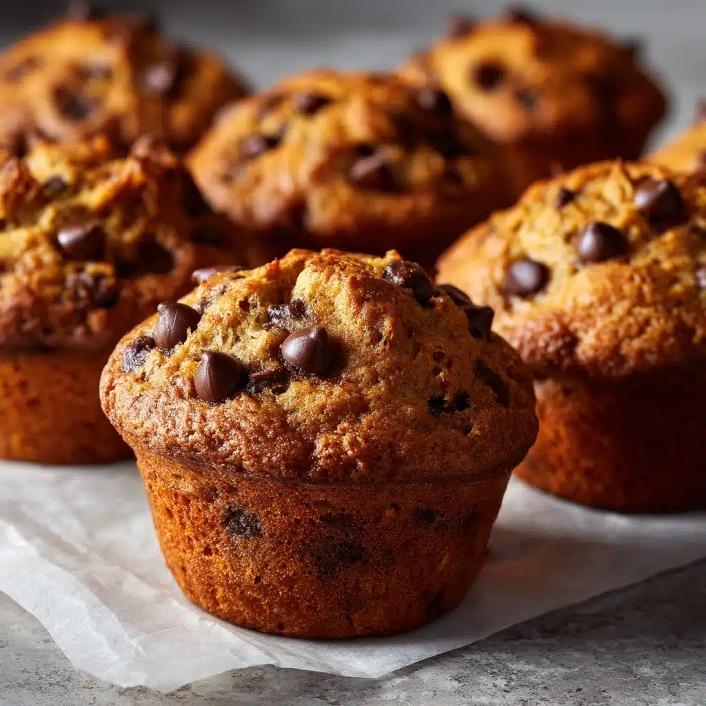 Banana Oatmeal Chocolate Chip Muffins Recipe - Recipe Image