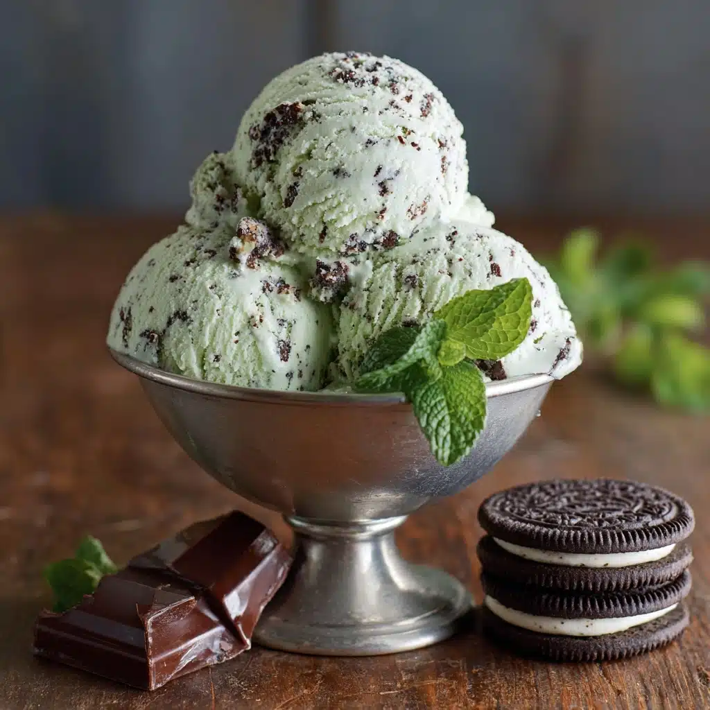 Mint Cookies and Cream Ice Cream Recipe - Recipe Image