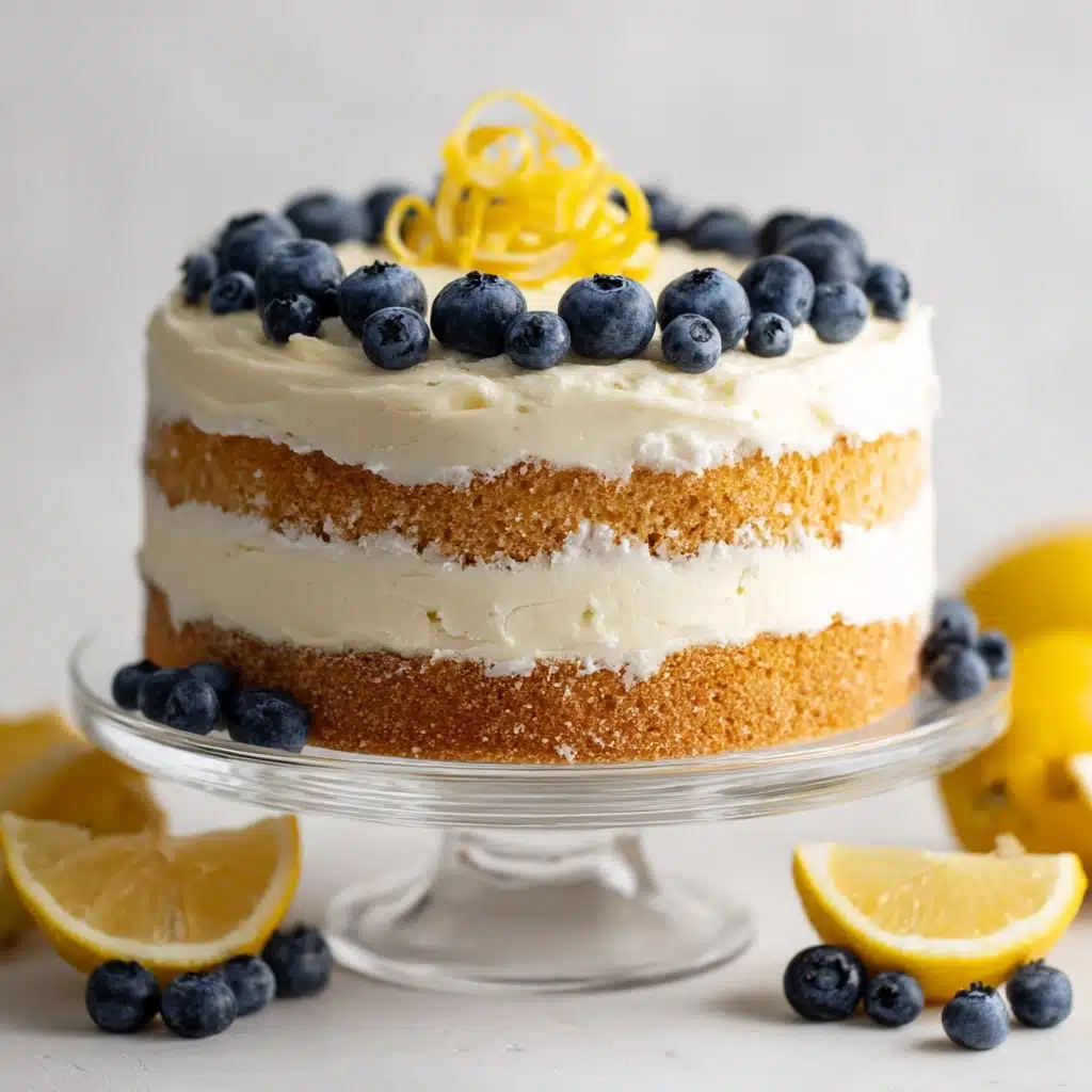 Lemon Blueberry Cake Recipe - Recipe Image