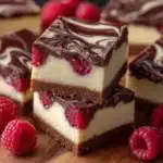 Raspberry Nutella Swirl Cheesecake Bars Recipe