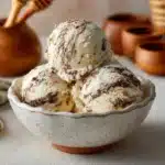 Toasted Coconut Ice Cream with a Fudge Ripple Recipe