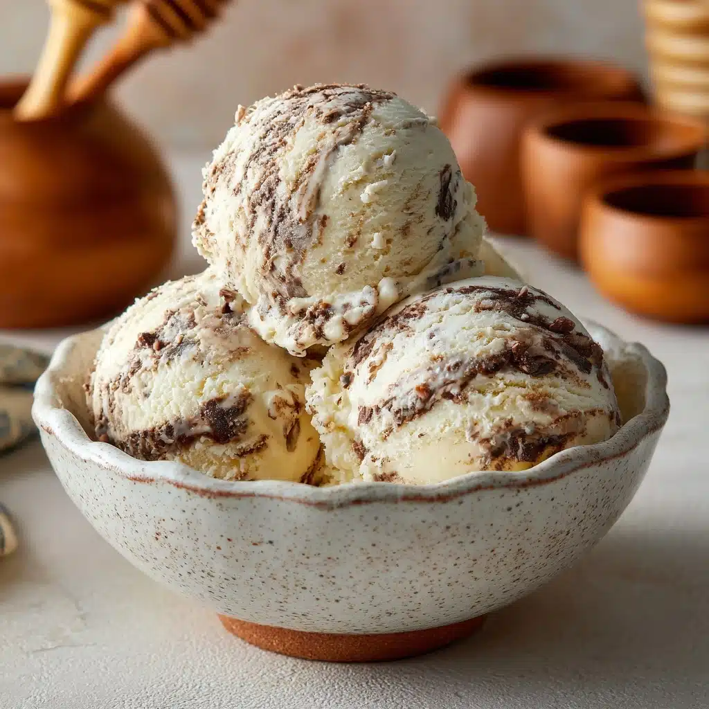 Toasted Coconut Ice Cream with a Fudge Ripple Recipe