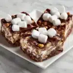 No-Bake Rocky Road Bars Recipe