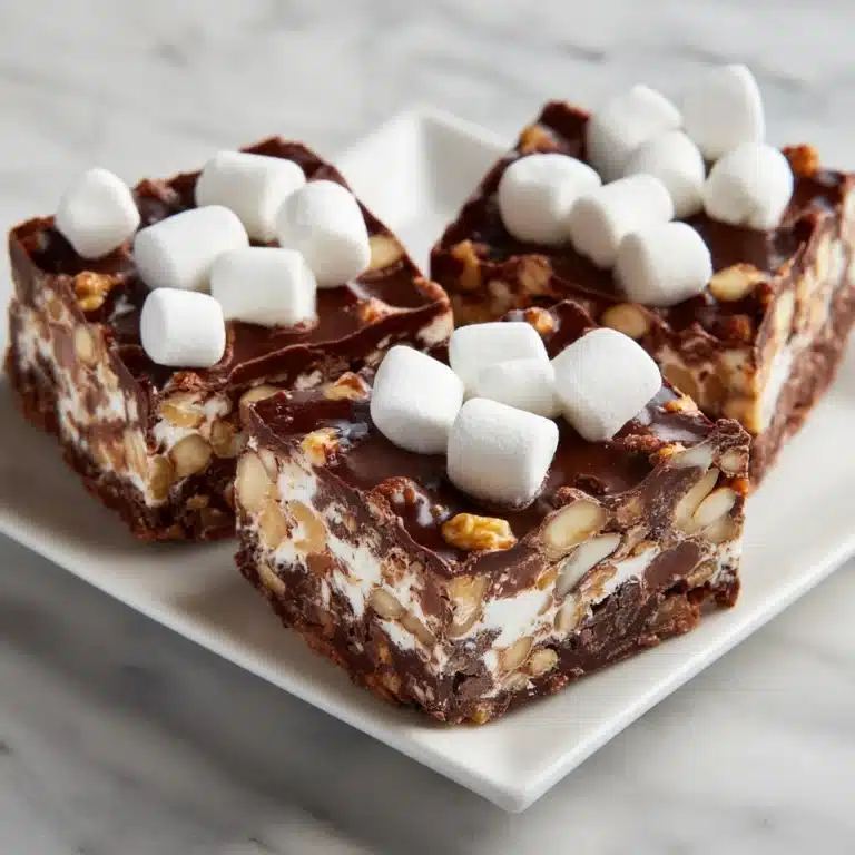 No-Bake Rocky Road Bars Recipe