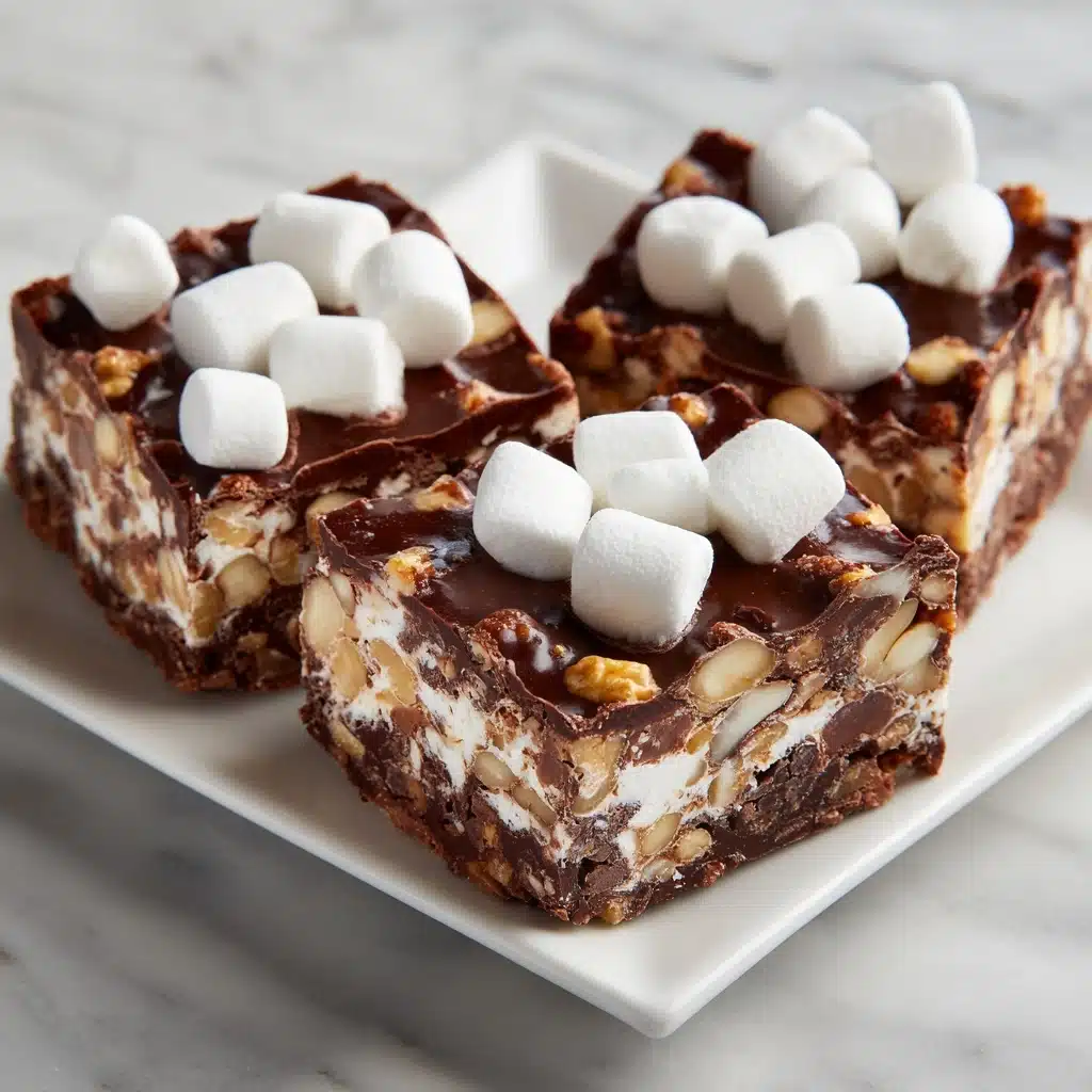 No-Bake Rocky Road Bars Recipe