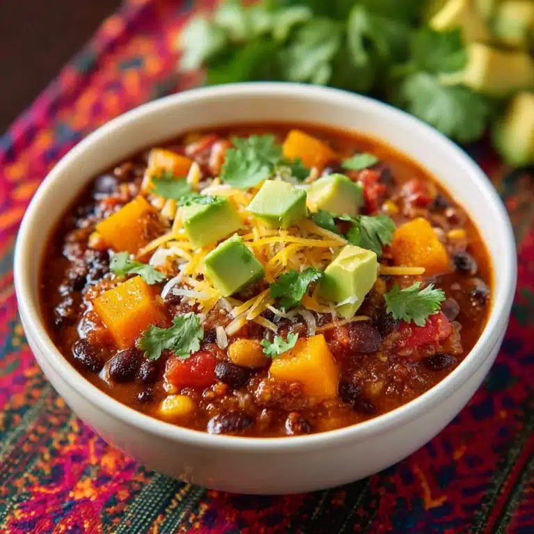 Butternut Squash and Quinoa Chili Recipe