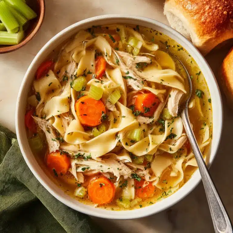 Homemade Chicken Noodle Soup Recipe