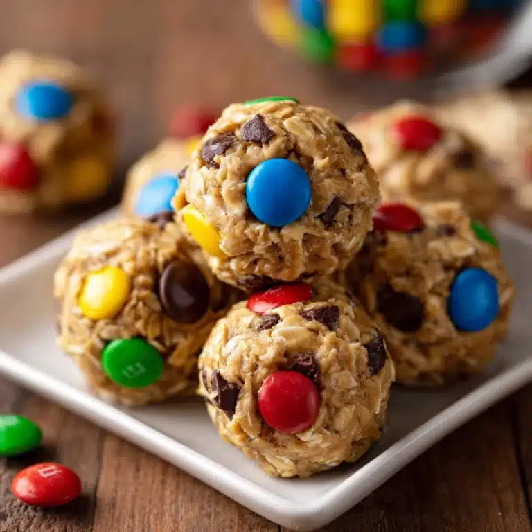 Monster Cookie Dough Energy Bites Recipe