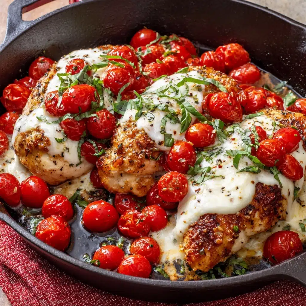 Skillet Chicken Caprese Recipe