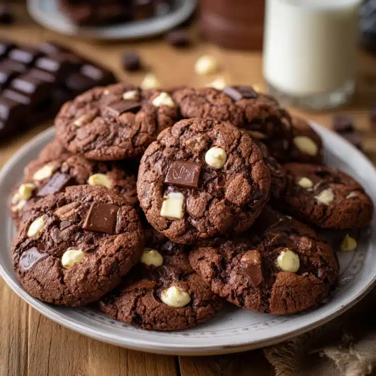 Triple Chocolate Cookies Recipe