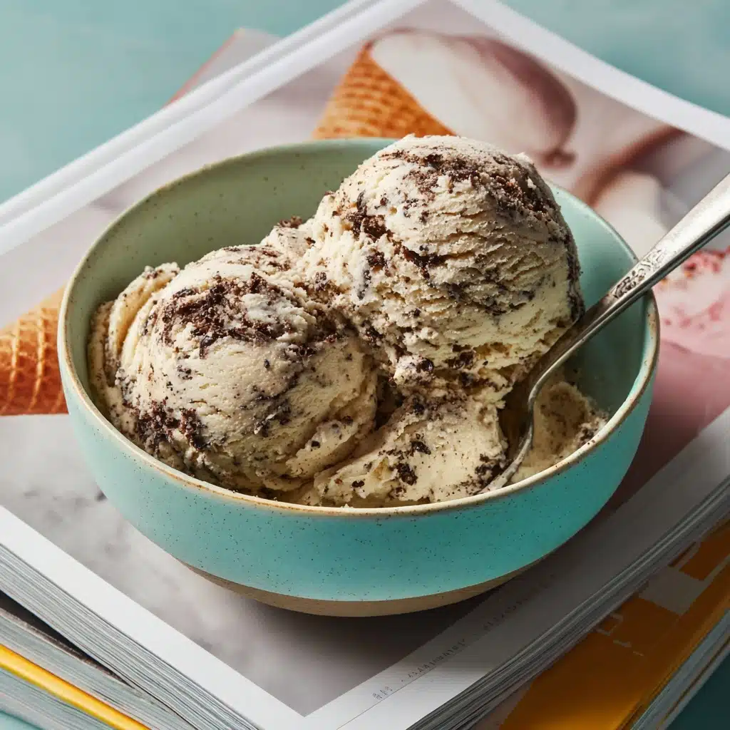 Chocolate Peanut Butter Cup Ice Cream with a Peanut Butter Swirl Recipe - Recipe Image