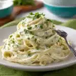 Lightened Up Fettuccine Alfredo Recipe