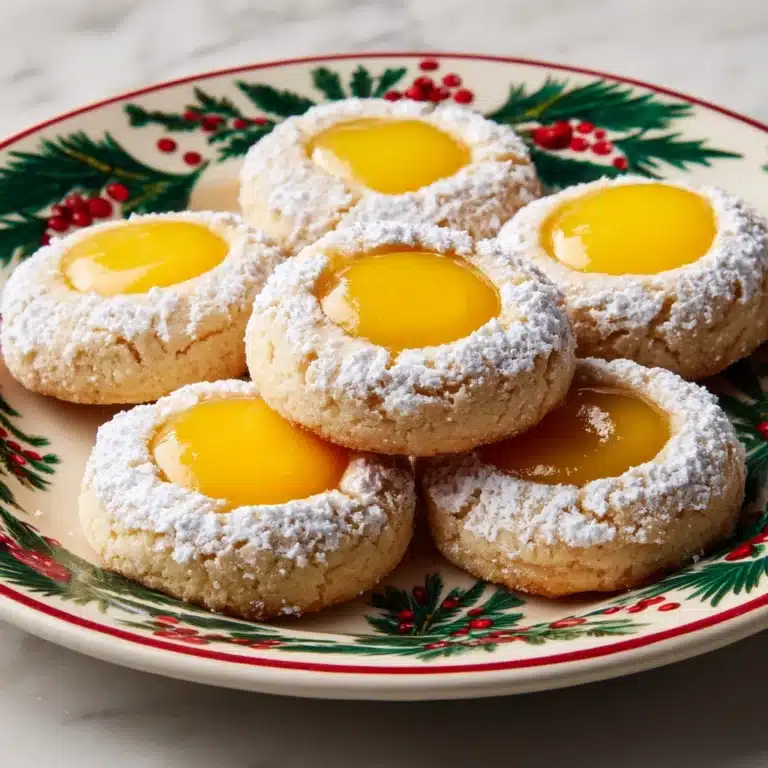 Meyer Lemon Curd Thumbprints Recipe