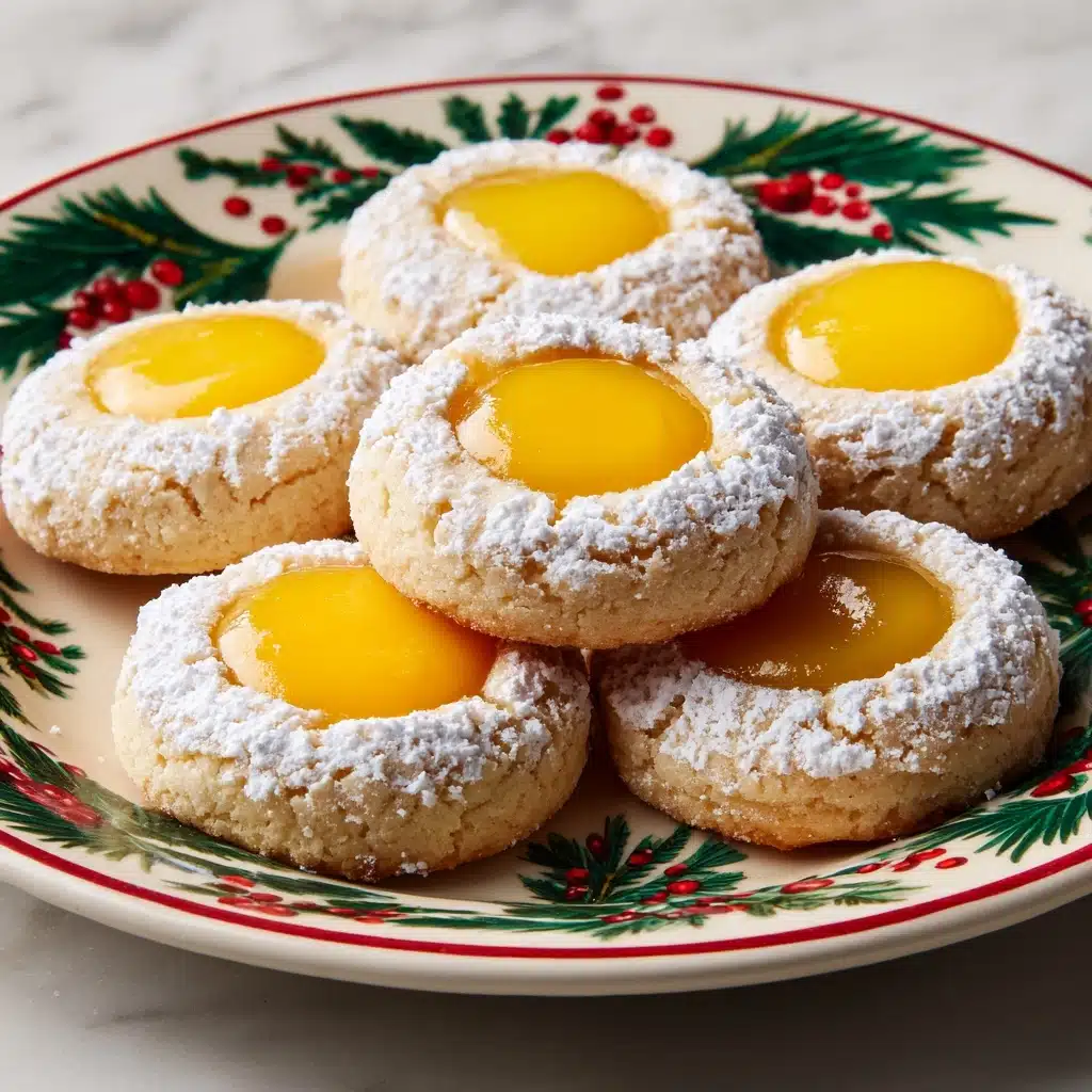 Meyer Lemon Curd Thumbprints Recipe - Recipe Image
