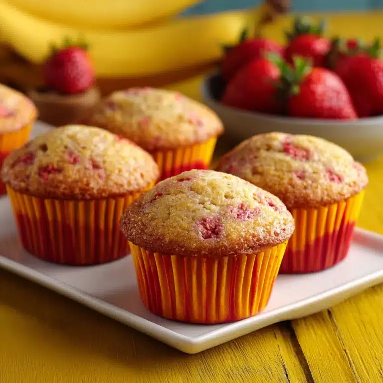 Strawberry Banana Muffins Recipe