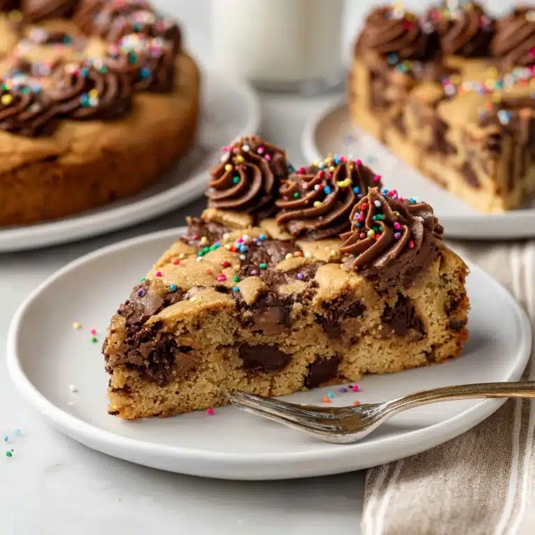 Chocolate Chip Cookie Cake Recipe
