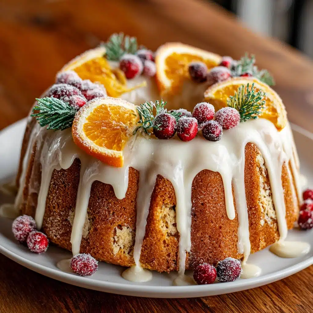 Cranberry Orange Bundt Cake Recipe - Recipe Image