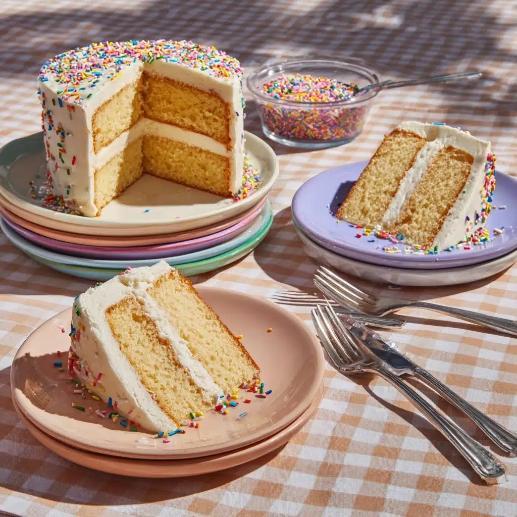 Perfect White Cake Recipe - Recipe Image