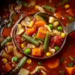 Homemade Alphabet Vegetable Soup Recipe