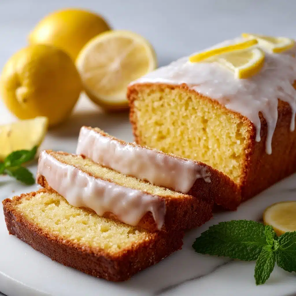 Iced Lemon Pound Cake Recipe - Recipe Image
