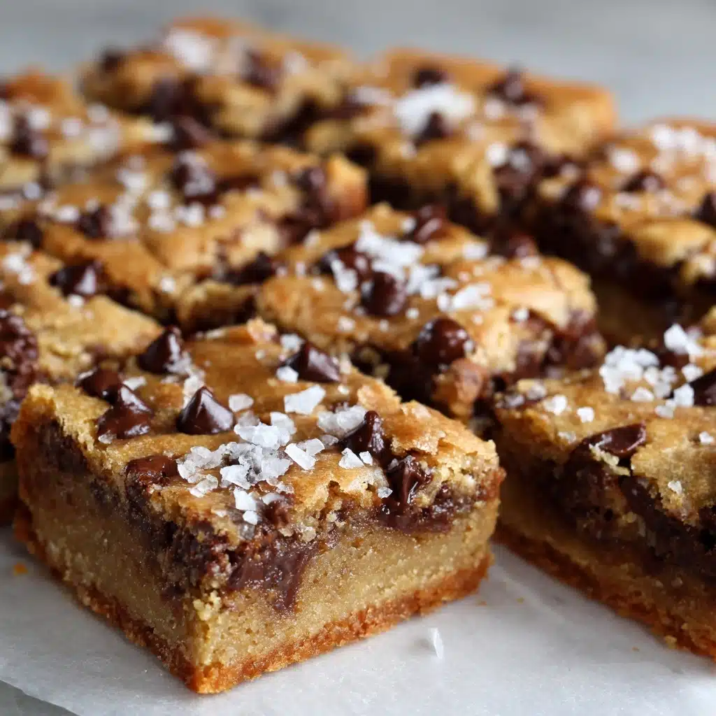Soft & Chewy Chocolate Chip Cookie Bars Recipe - Recipe Image