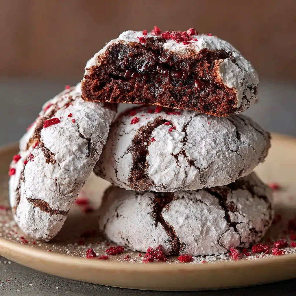 Chocolate Raspberry Crinkles Recipe - Recipe Image