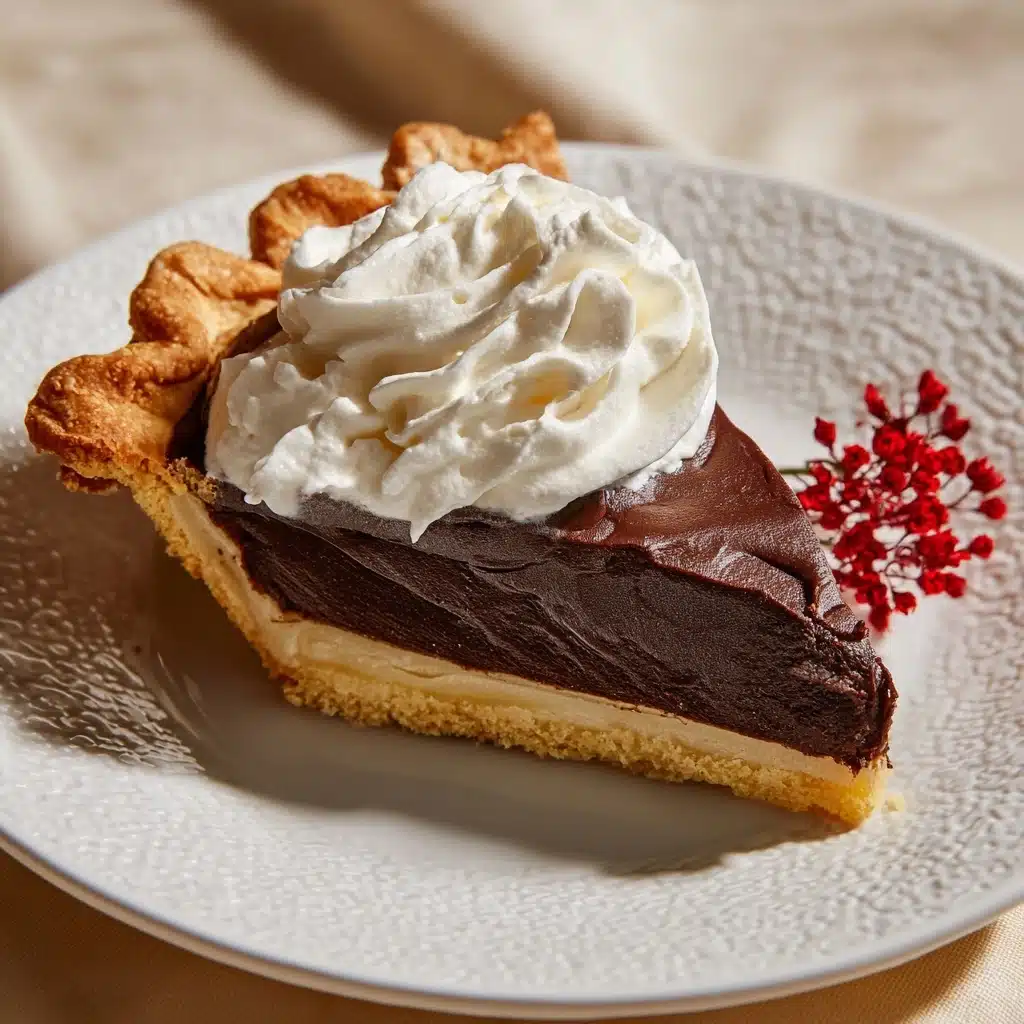 Magical Chocolate Chess Pie Recipe
