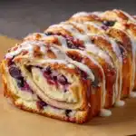 Blueberry Cream Cheese Pastry Braid Recipe