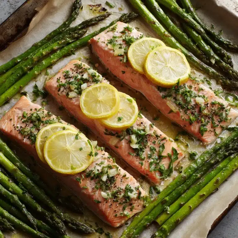 Baked Lemon Garlic Salmon Recipe