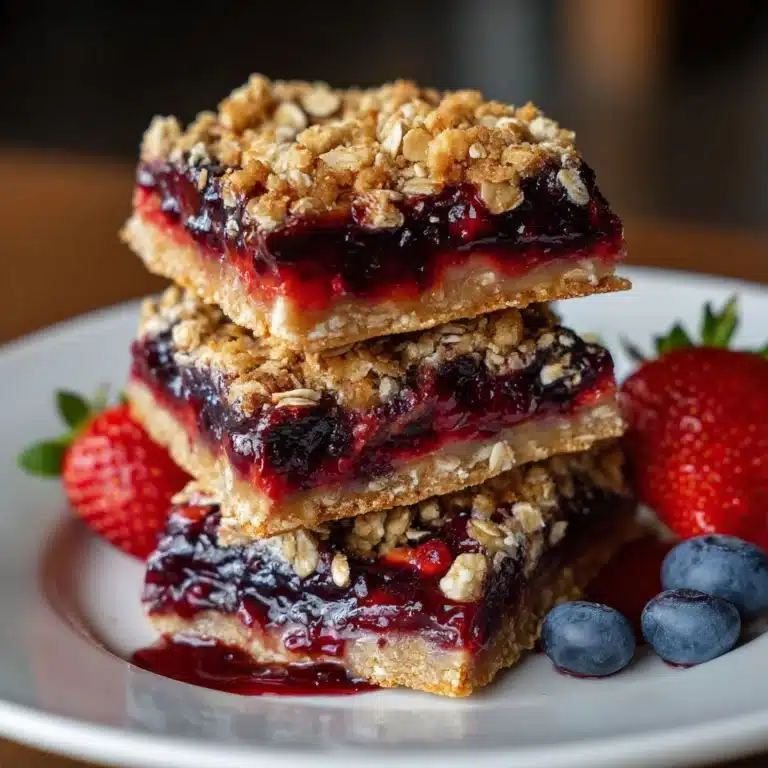 Healthy Berry Streusel Bars Recipe